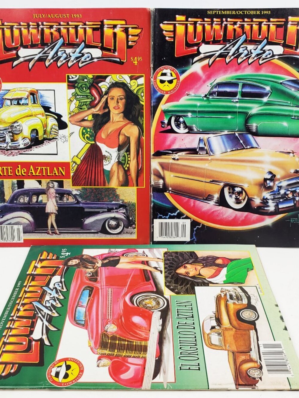 Lowrider Arte Magazine Vintage 1993 Full Year Complete 6 Issues Mostly Unread - Picture 11 of 13
